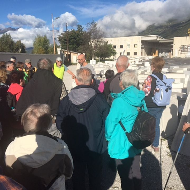 Besuch im Marmorwerk in Laas (Foto: Josef Riedmann)